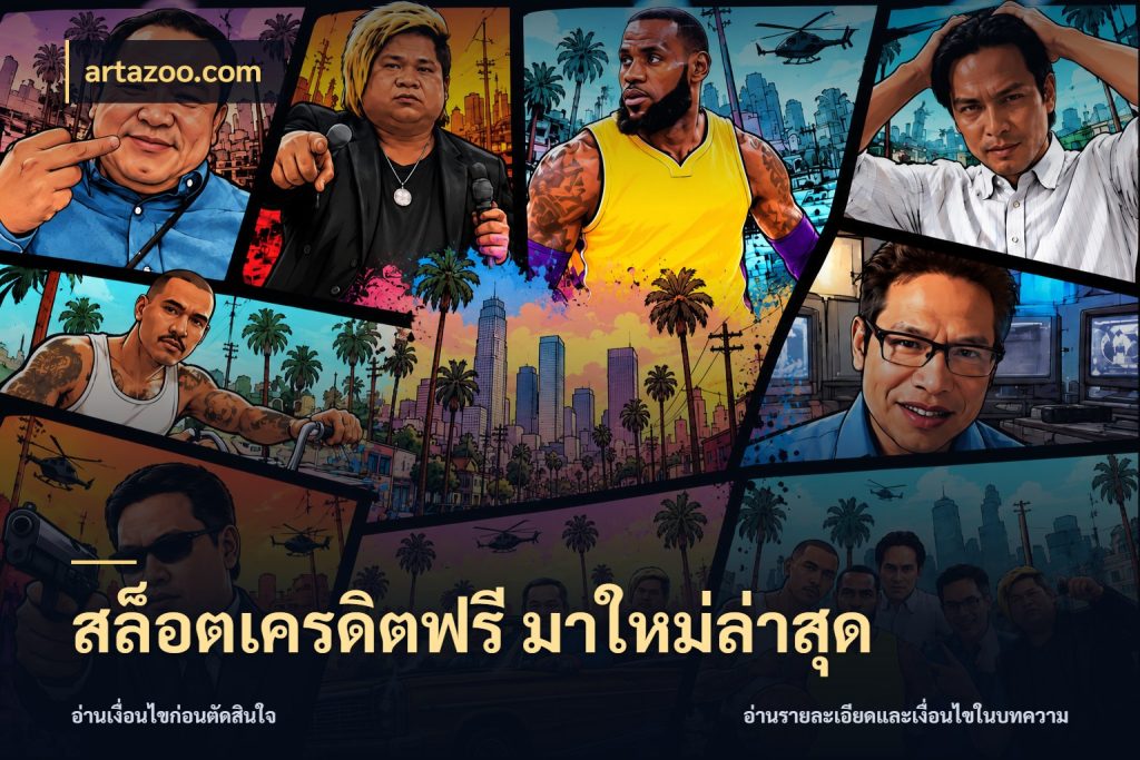 สล็อตเครดิตฟรี มาใหม่ล่าสุด สีสันของเครดิตฟรีและเกมแนวที่ชอบ ในมุม artazoo.com