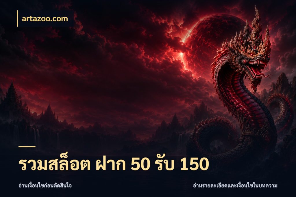 รวมสล็อต ฝาก 50 รับ 150 artazoo.com เครดิตกับรูปแบบโปรที่ตรงใจ