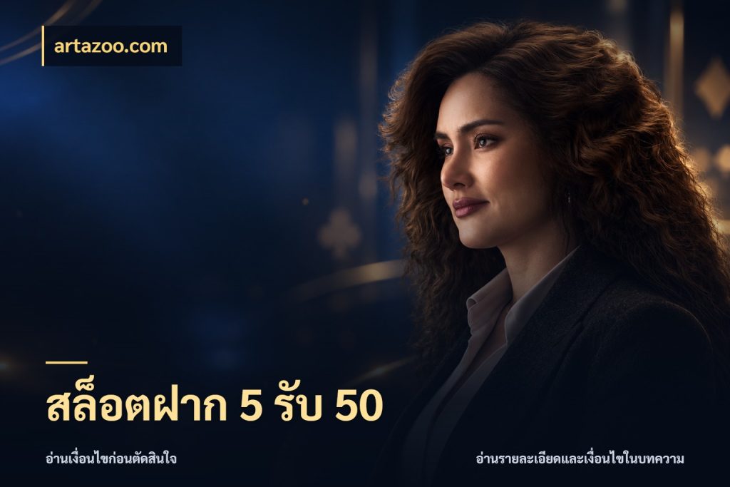 สล็อตฝาก 5 รับ 50 artazoo.com สีสันของโปรฝากและยอดรับ