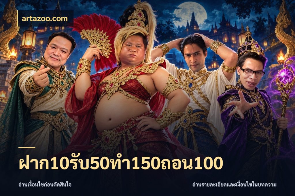 ฝาก10รับ50ทํา150ถอน100 สายโบนัสเลือกจังหวะสนุกได้อย่างไร ในมุม artazoo.com