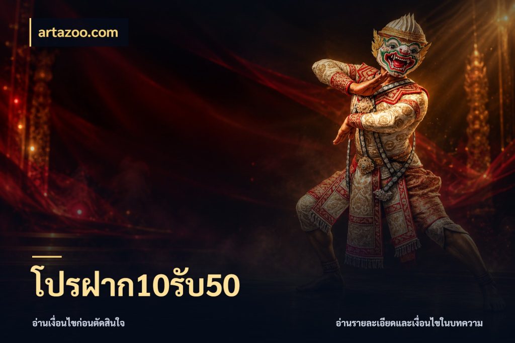 โปรฝาก10รับ50 artazoo.com รูปแบบโบนัสกับสิทธิ์ของสายเกม