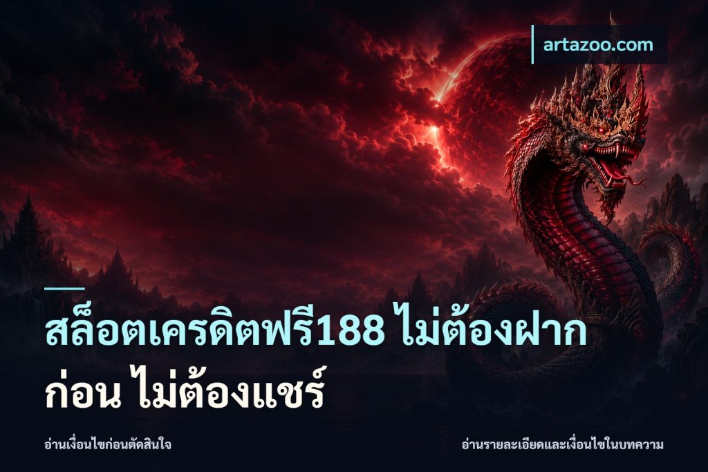 สล็อตเครดิตฟรี188 ไม่ต้องฝาก ก่อน ไม่ต้องแชร์