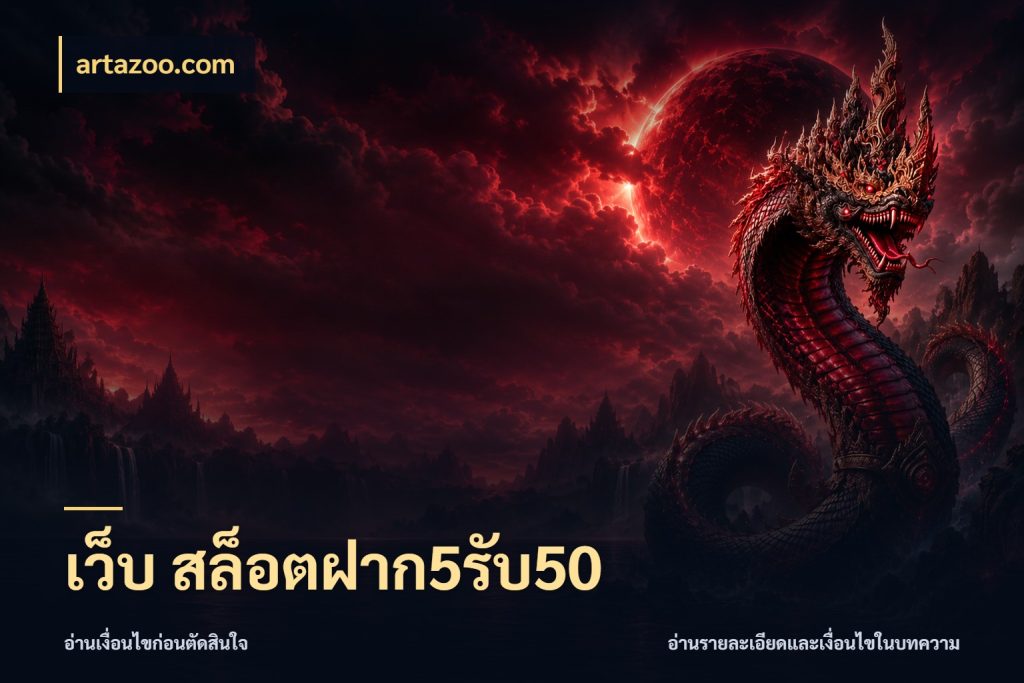 เว็บ สล็อตฝาก5รับ50 ยอดฝากและยอดรับในมุมของคนชอบลุ้น สไตล์ artazoo.com