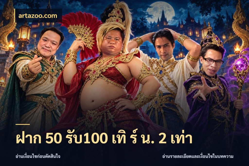 ฝาก 50 รับ100 เทิ ร์ น. 2 เท่า artazoo.com จุดเด่นของเครดิตที่คนชอบเกมอยากรู้
