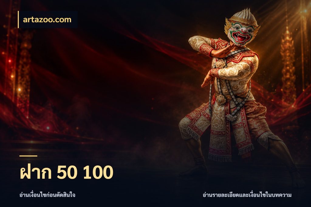 ฝาก 50 100 จัดจังหวะสนุกให้เข้ากับงบที่ตั้งไว้ สไตล์ artazoo.com