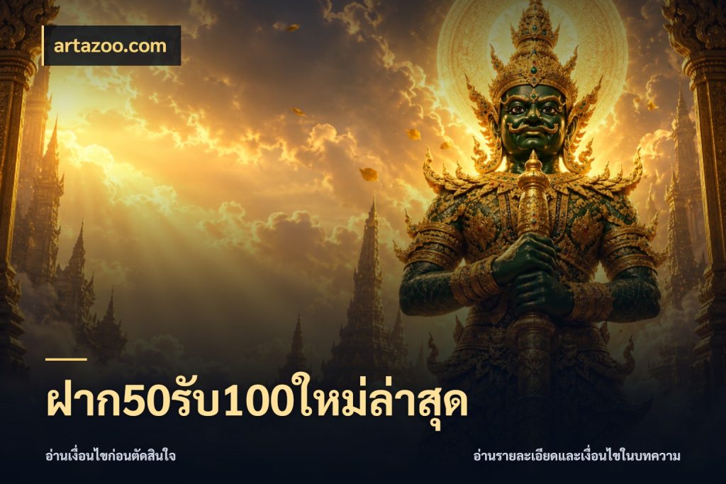 ฝาก50รับ100ใหม่ล่าสุด โปรยอดรับที่สายเกมสนใจ สไตล์ artazoo.com