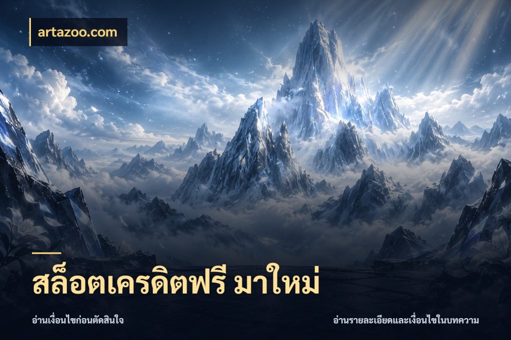 สล็อตเครดิตฟรี มาใหม่ artazoo.com สีสันของเครดิตฟรีและเกมแนวที่ชอบ