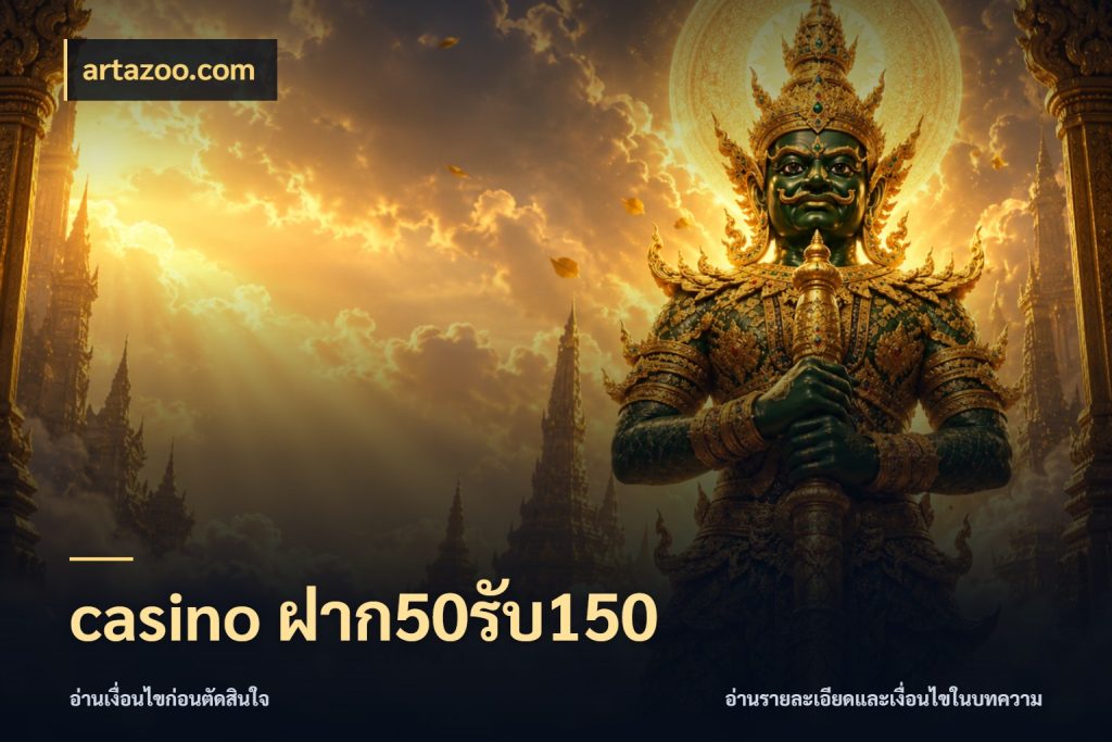 casino ฝาก50รับ150 สีสันของโปรฝากและยอดรับ ในมุม artazoo.com