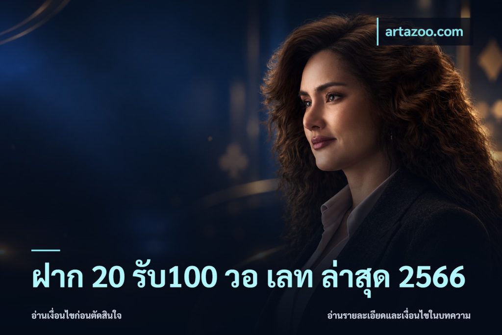 ฝาก 20 รับ100 วอ เลท ล่าสุด 2566