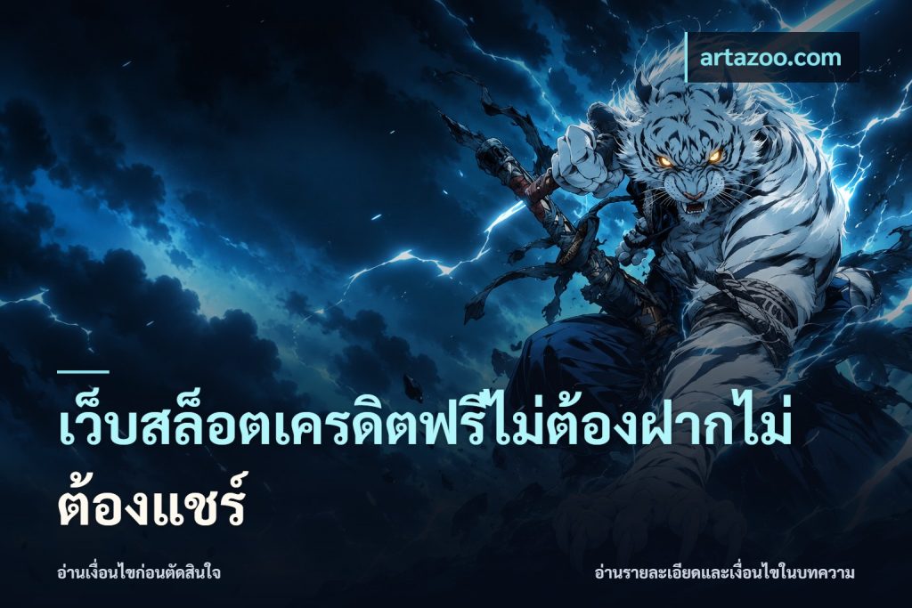 เว็บสล็อตเครดิตฟรีไม่ต้องฝากไม่ต้องแชร์