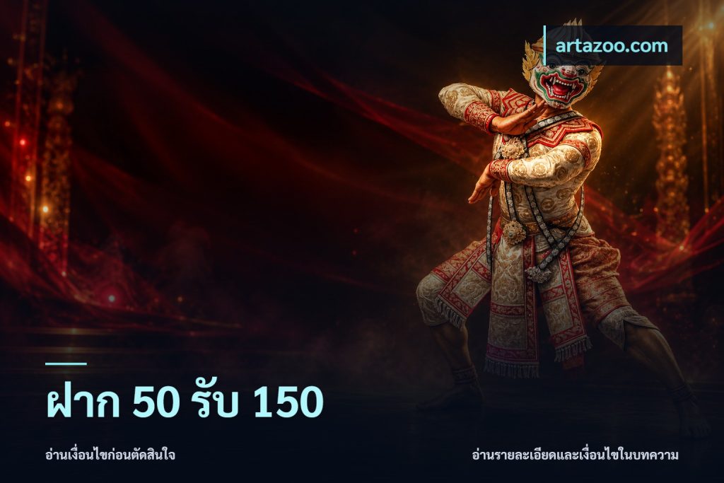 ฝาก 50 รับ 150