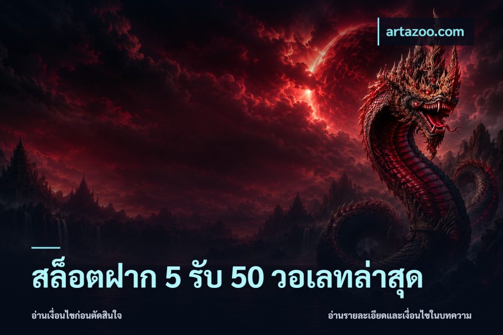 สล็อตฝาก 5 รับ 50 วอเลทล่าสุด