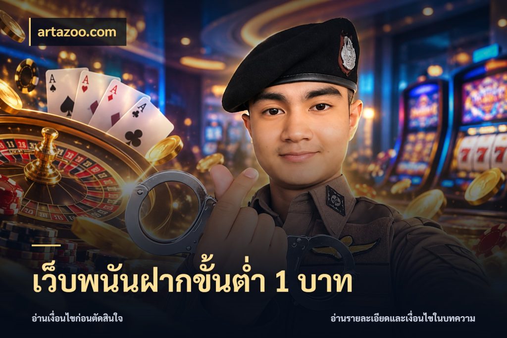 เว็บพนันฝากขั้นต่ำ 1 บาท มุมสนุกของคนที่กำหนดขอบเขตตัวเอง สไตล์ artazoo.com