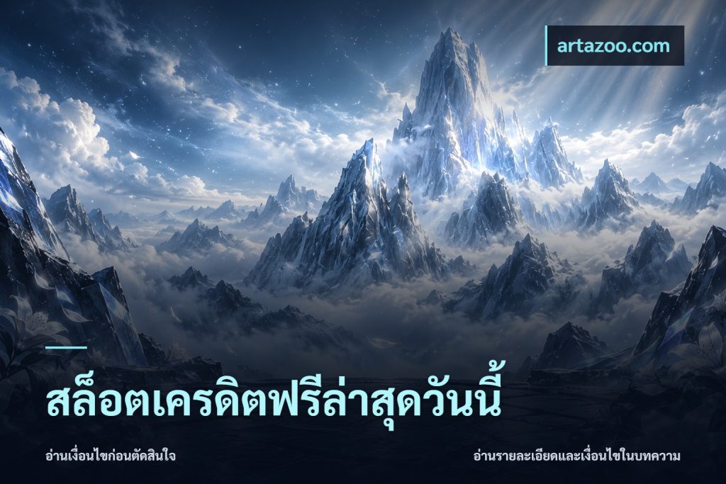 สล็อตเครดิตฟรีล่าสุดวันนี้