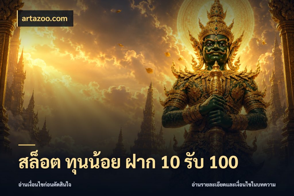 สล็อต ทุนน้อย ฝาก 10 รับ 100 โปรกับเกมที่ชอบเลือกให้ตรงสไตล์ สไตล์ artazoo.com