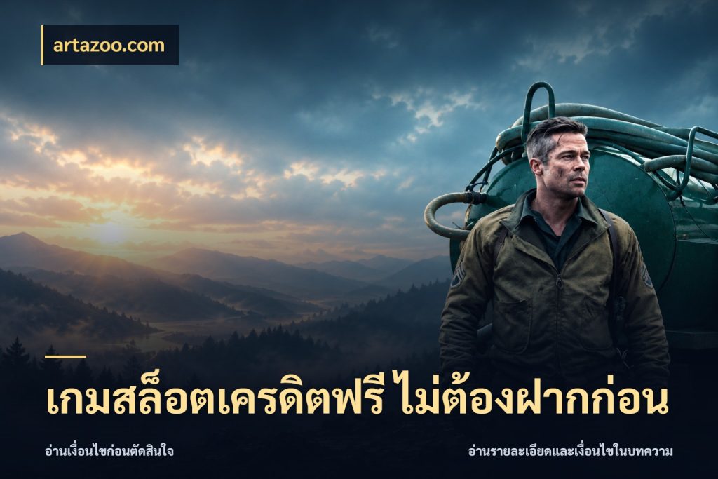 เกมสล็อตเครดิตฟรี ไม่ต้องฝากก่อน artazoo.com เปิดประเด็นเครดิตฟรีสำหรับคนชอบลุ้น