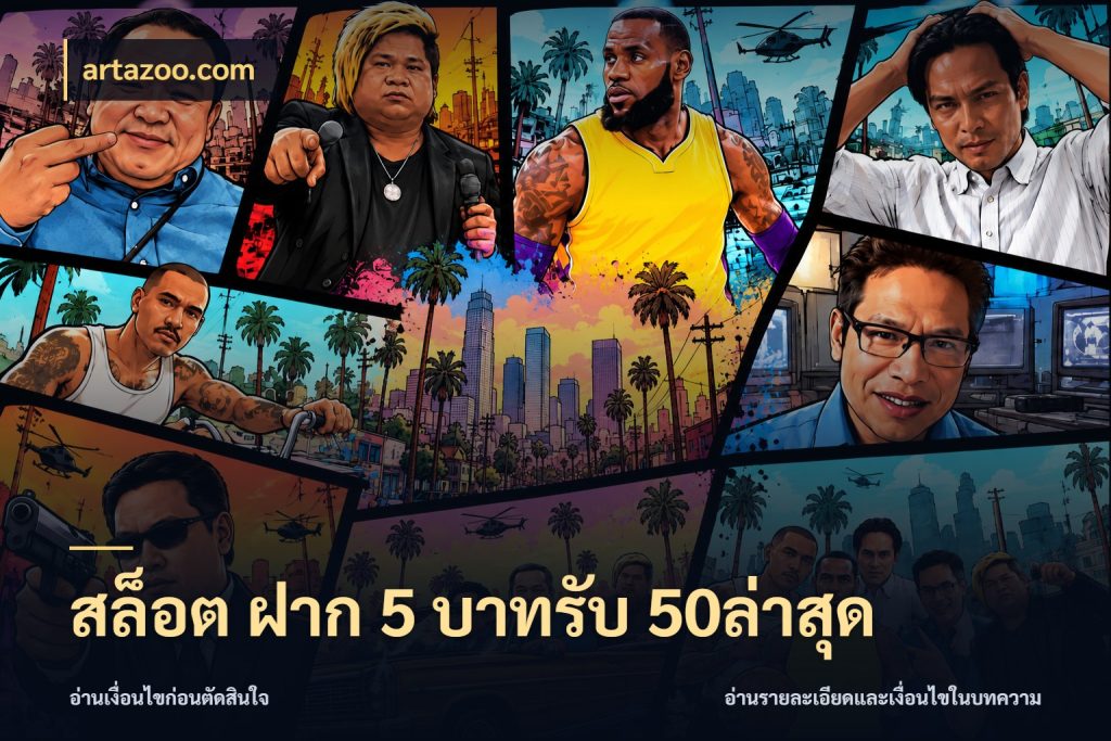 สล็อต ฝาก 5 บาทรับ 50ล่าสุด เครดิตกับรูปแบบโปรที่ตรงใจ ในมุม artazoo.com