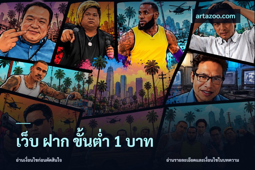 เว็บ ฝาก ขั้นต่ำ 1 บาท