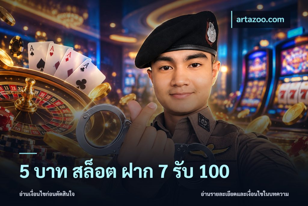5 บาท สล็อต ฝาก 7 รับ 100
