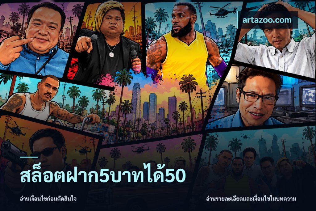 สล็อตฝาก5บาทได้50