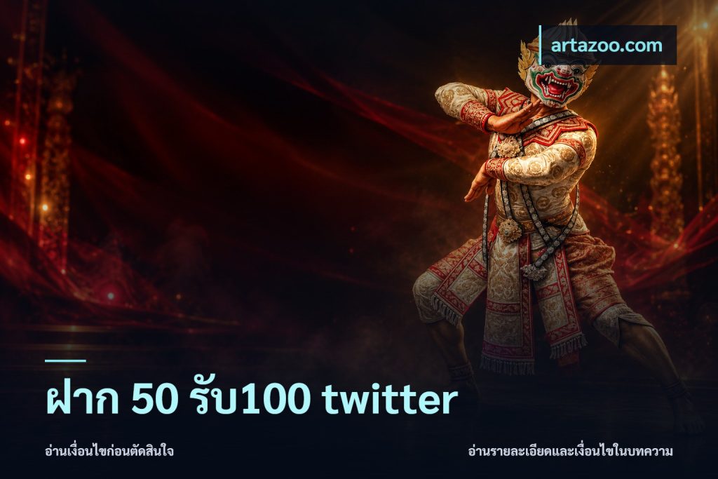 ฝาก 50 รับ100 twitter