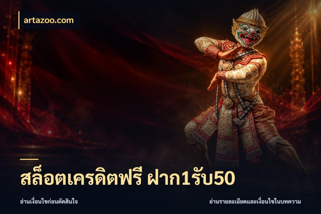 สล็อตเครดิตฟรี ฝาก1รับ50 จับคู่โบนัสกับสไตล์เกมที่ชอบ ในมุม artazoo.com