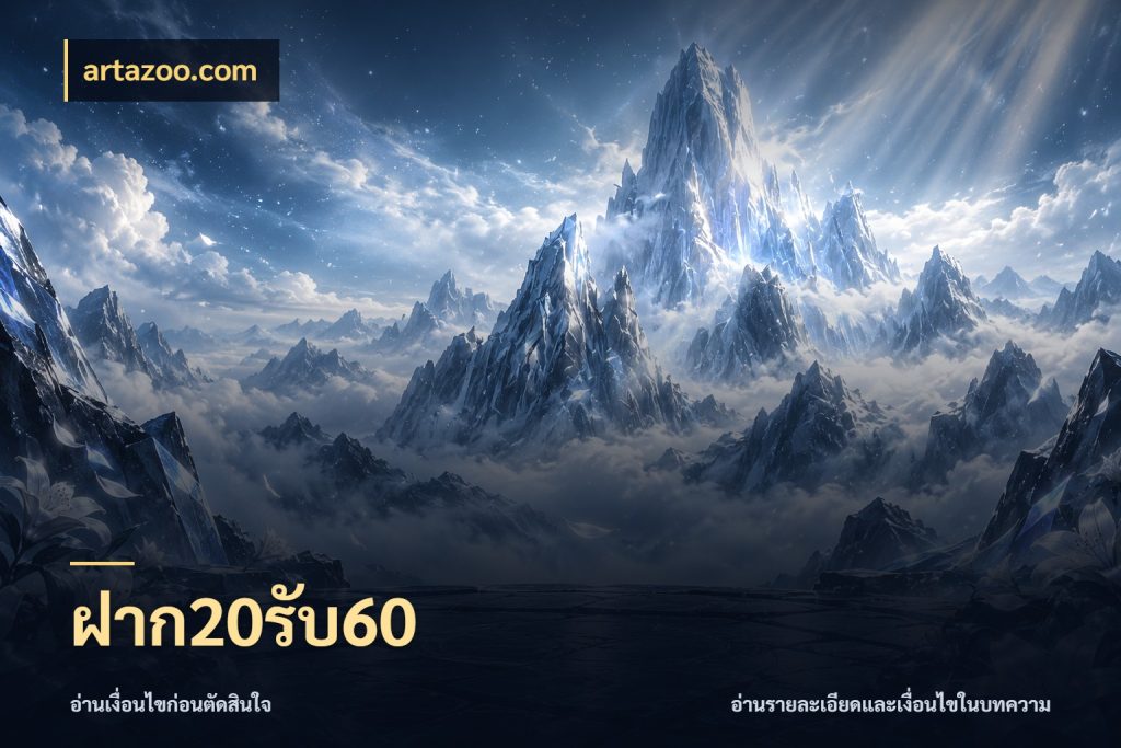 ฝาก20รับ60 จับคู่โบนัสกับสไตล์เกมที่ชอบ กับ artazoo.com