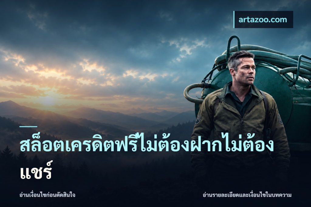 สล็อตเครดิตฟรีไม่ต้องฝากไม่ต้องแชร์