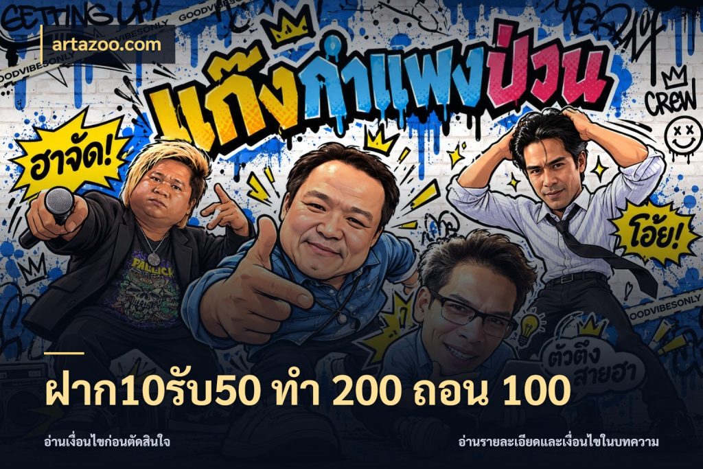 ฝาก10รับ50 ทํา 200 ถอน 100 artazoo.com จับคู่โบนัสกับสไตล์เกมที่ชอบ