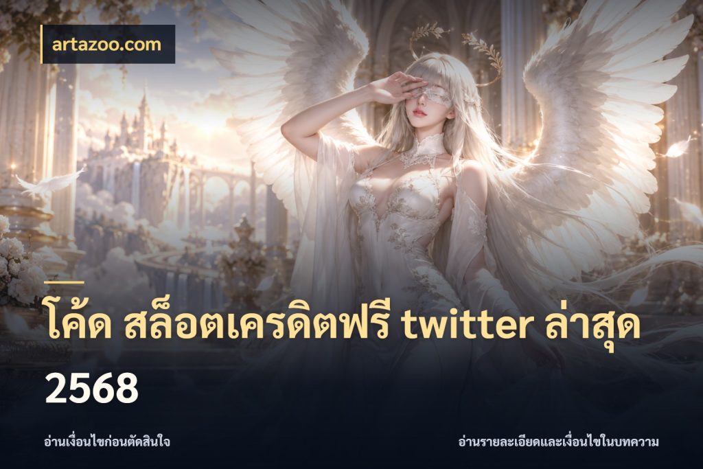 โค้ด สล็อตเครดิตฟรี twitter ล่าสุด 2568 artazoo.com เครดิตฟรีในมุมที่สายโบนัสสนใจ