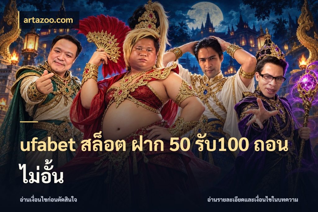 ufabet สล็อต ฝาก 50 รับ100 ถอนไม่อั้น artazoo.com โปรยอดรับที่สายเกมสนใจ