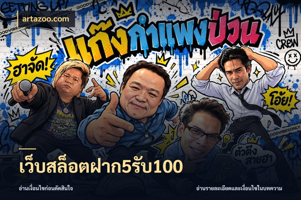 เว็บสล็อตฝาก5รับ100 จับประเด็นยอดรับก่อนเลือกความสนุก ในมุม artazoo.com