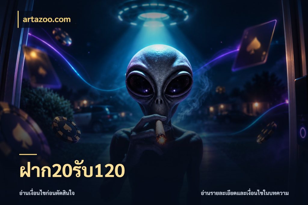 ฝาก20รับ120 รูปแบบโบนัสกับสิทธิ์ของสายเกม ในมุม artazoo.com