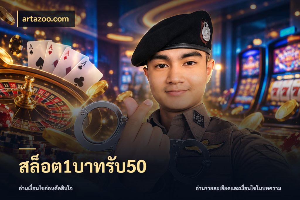 สล็อต1บาทรับ50 เครดิตกับรูปแบบโปรที่ตรงใจ ในมุม artazoo.com