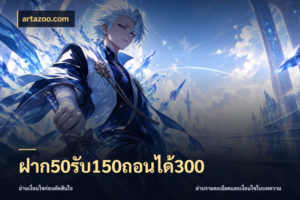 ฝาก50รับ150ถอนได้300 artazoo.com โปรยอดรับที่สายเกมสนใจ