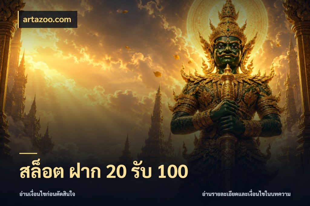 สล็อต ฝาก 20 รับ 100 จุดเด่นของเครดิตที่คนชอบเกมอยากรู้ กับ artazoo.com