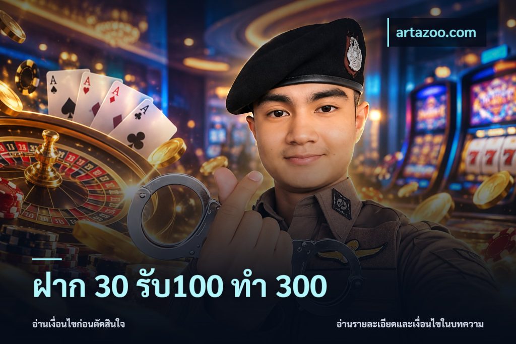 ฝาก 30 รับ100 ทำ 300