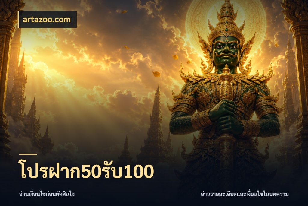 โปรฝาก50รับ100 artazoo.com จับคู่โบนัสกับสไตล์เกมที่ชอบ