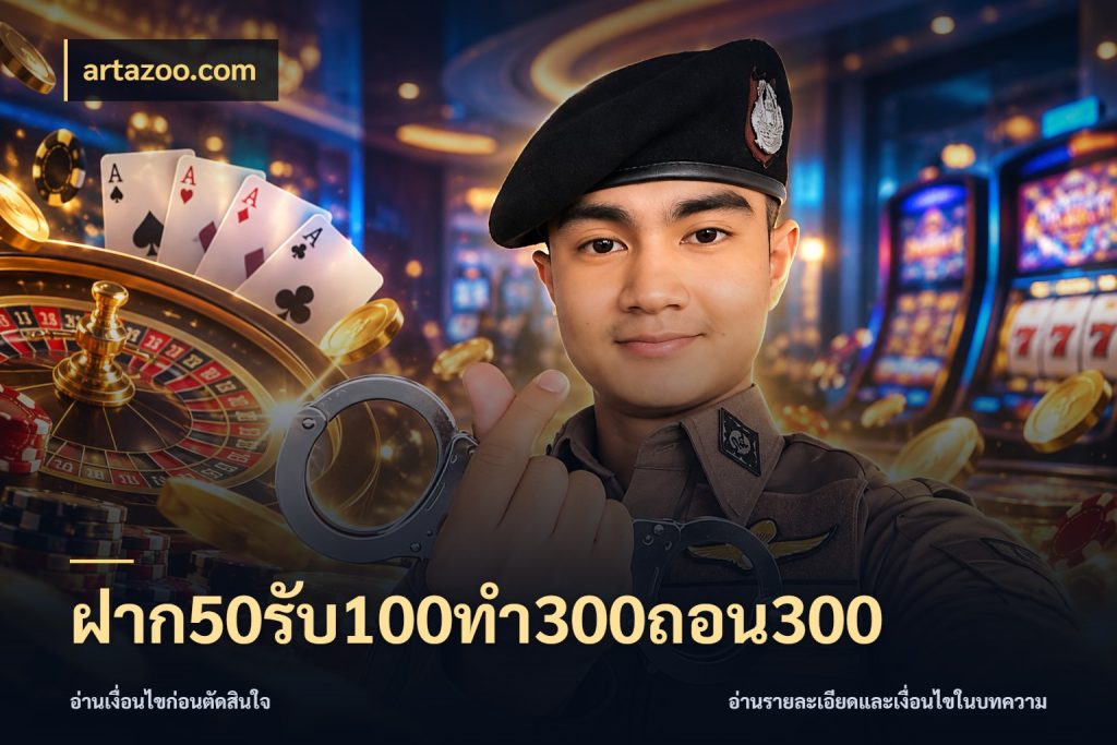 ฝาก50รับ100ทํา300ถอน300 artazoo.com เปิดมุมโปรให้เข้ากับเกมแนวโปรด