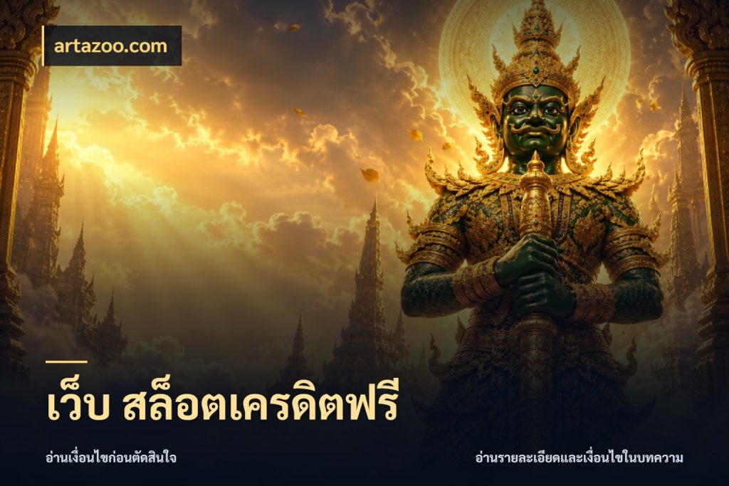 เว็บ สล็อตเครดิตฟรี รู้จักยอดและขอบเขตของเครดิตฟรี กับ artazoo.com
