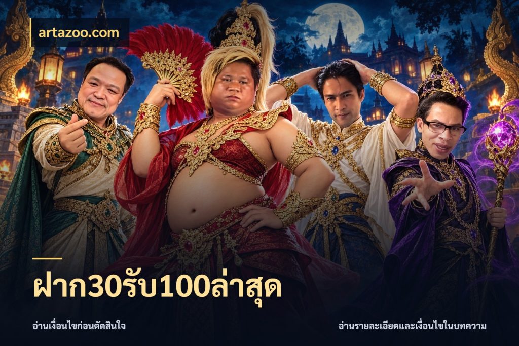 ฝาก30รับ100ล่าสุด artazoo.com จับคู่โบนัสกับสไตล์เกมที่ชอบ