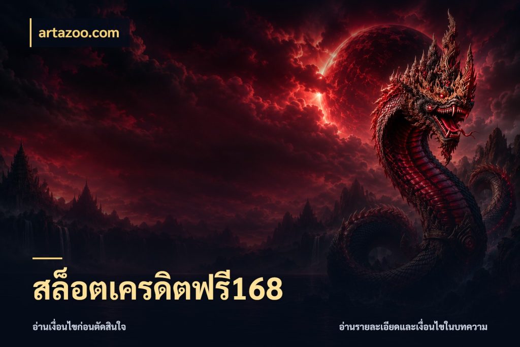 สล็อตเครดิตฟรี168 เครดิตฟรีกับจังหวะลุ้นที่คุณเลือก ในมุม artazoo.com