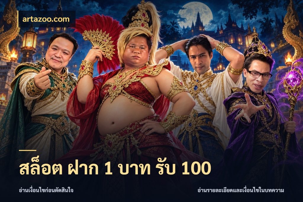 สล็อต ฝาก 1 บาท รับ 100 สายโบนัสเลือกจังหวะสนุกได้อย่างไร ในมุม artazoo.com