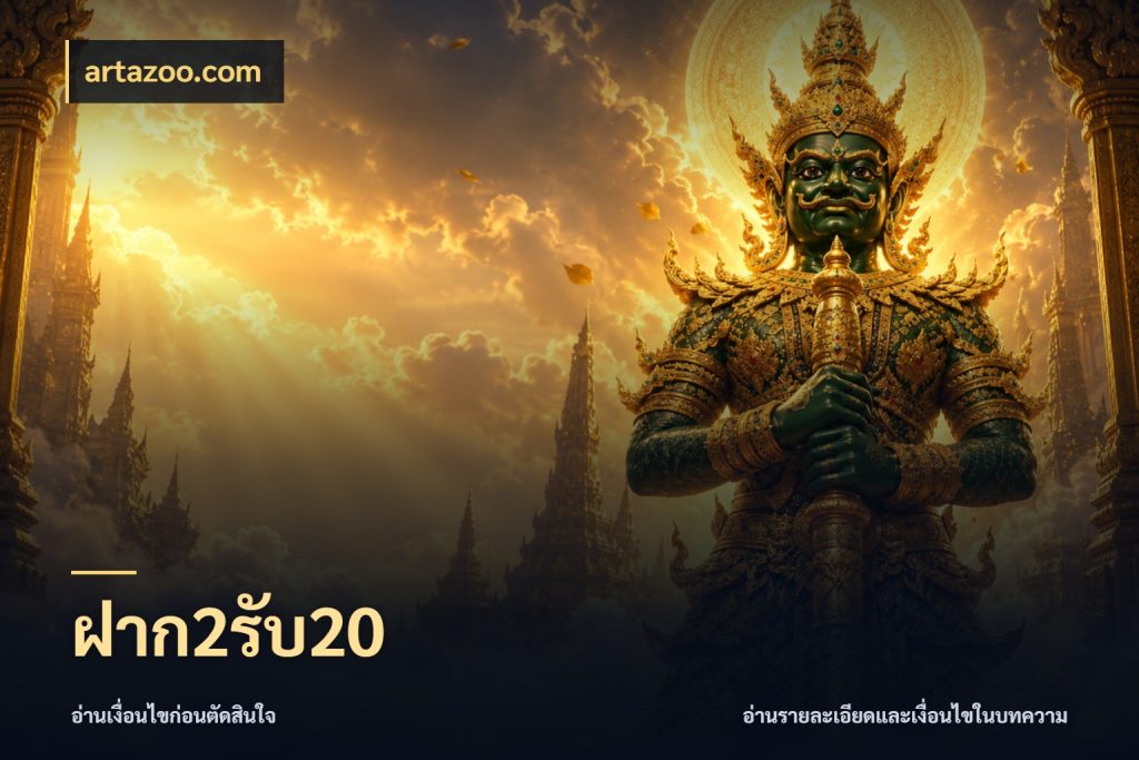 ฝาก2รับ20 เปิดมุมโปรให้เข้ากับเกมแนวโปรด กับ artazoo.com