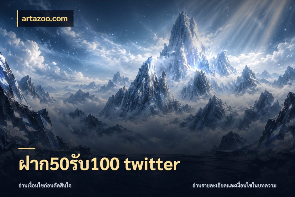 ฝาก50รับ100 twitter artazoo.com จับประเด็นยอดรับก่อนเลือกความสนุก