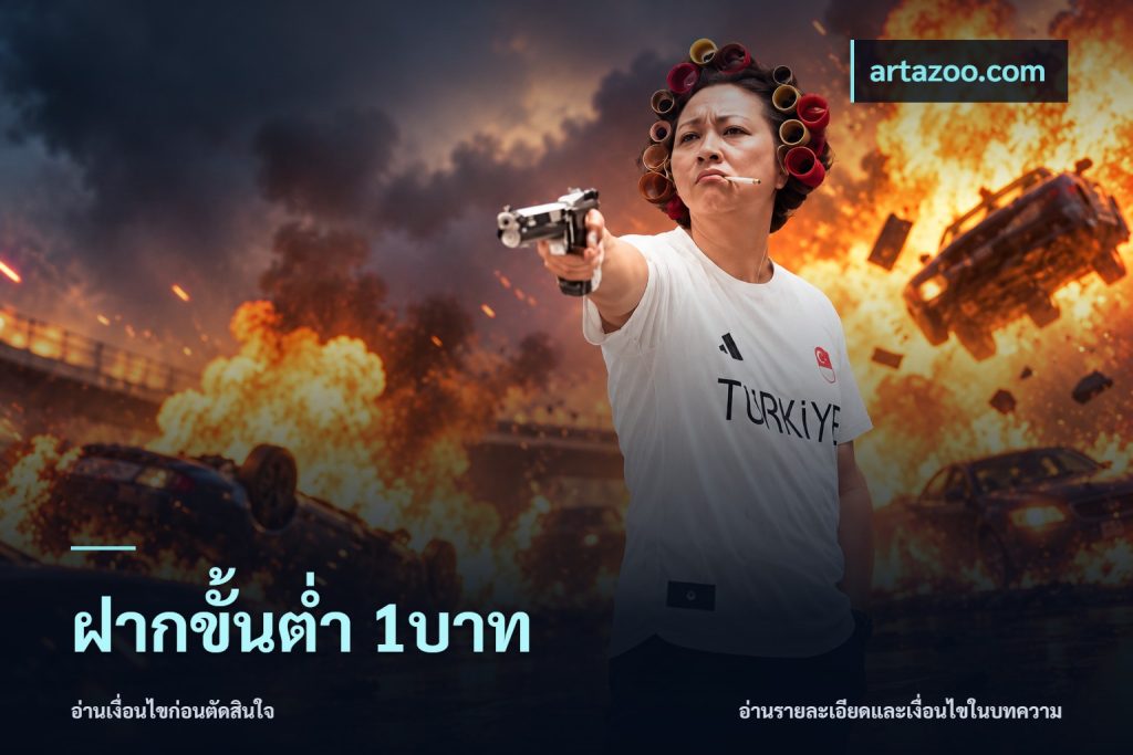 ฝากขั้นต่ำ 1บาท