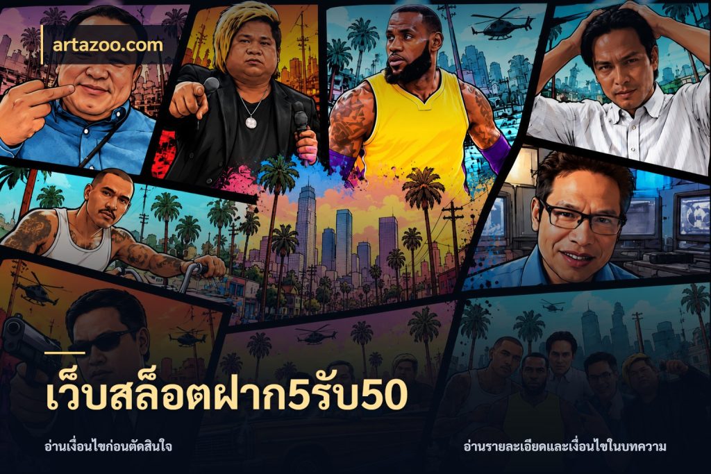 เว็บสล็อตฝาก5รับ50 สีสันของโปรฝากและยอดรับ สไตล์ artazoo.com