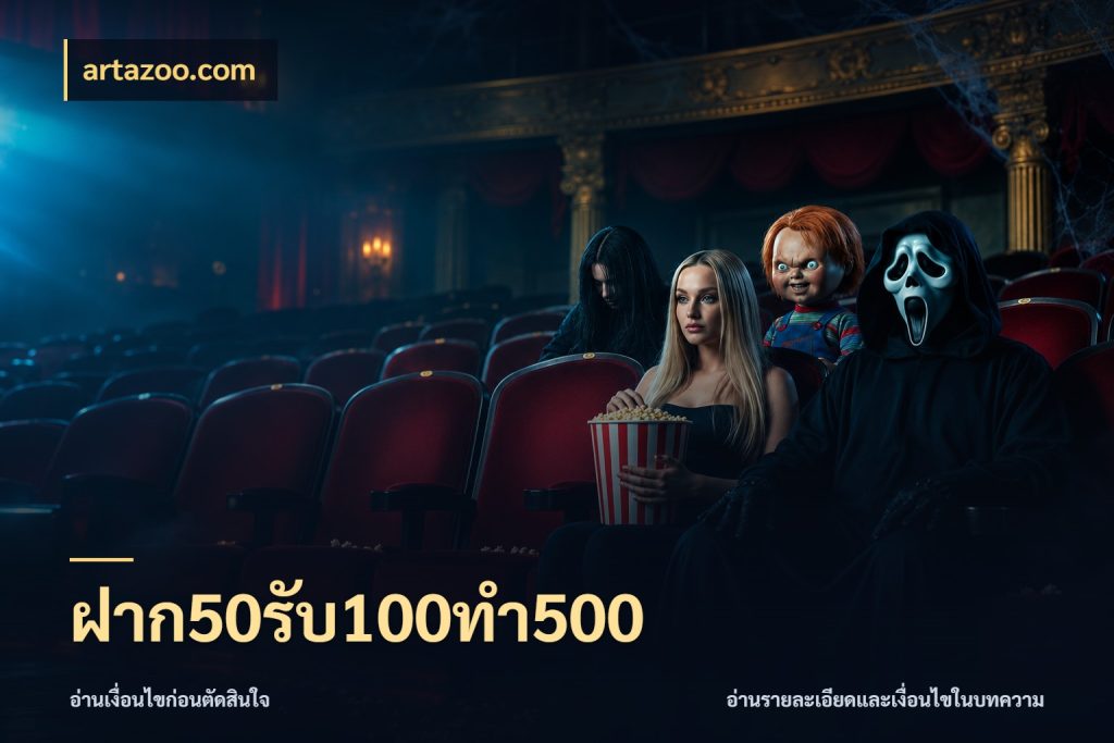 ฝาก50รับ100ทํา500 จับประเด็นยอดรับก่อนเลือกความสนุก กับ artazoo.com
