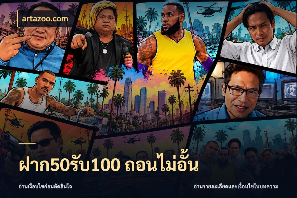 ฝาก50รับ100 ถอนไม่อั้น สนุกกับตัวเลือกโปรในสไตล์ของคุณ สไตล์ artazoo.com