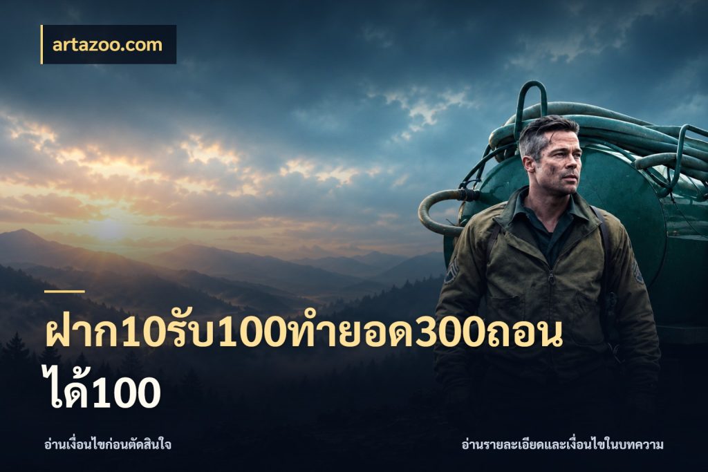 ฝาก10รับ100ทํายอด300ถอนได้100 จุดเด่นของเครดิตที่คนชอบเกมอยากรู้ สไตล์ artazoo.com